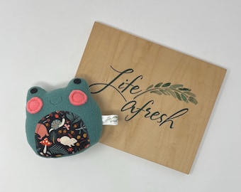Autumn Frog Plushie