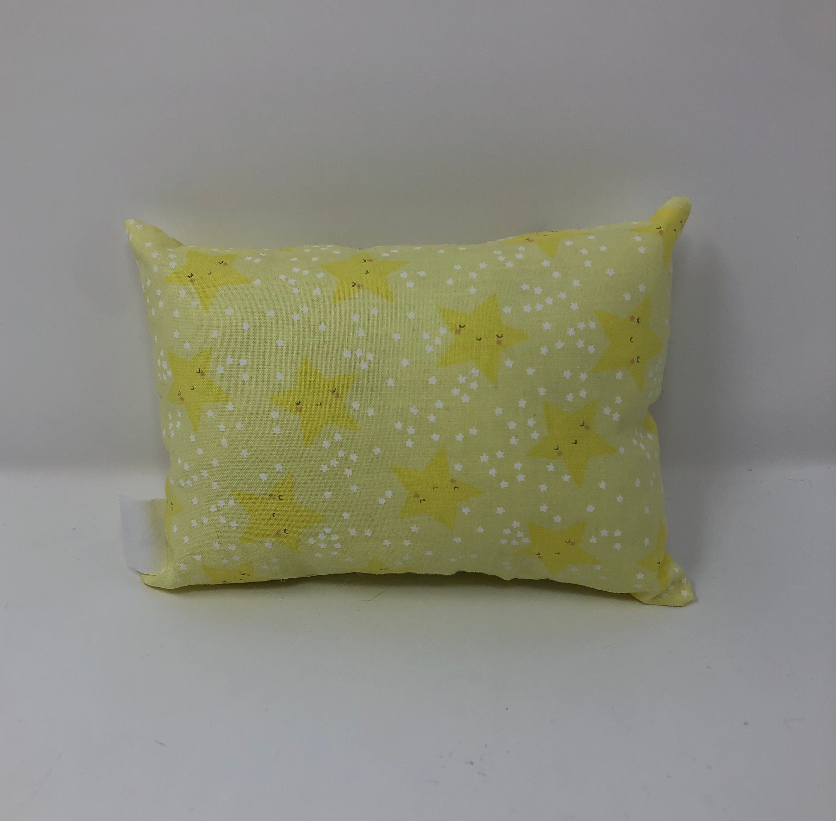 Yellow Star Wish Pillow Etsy