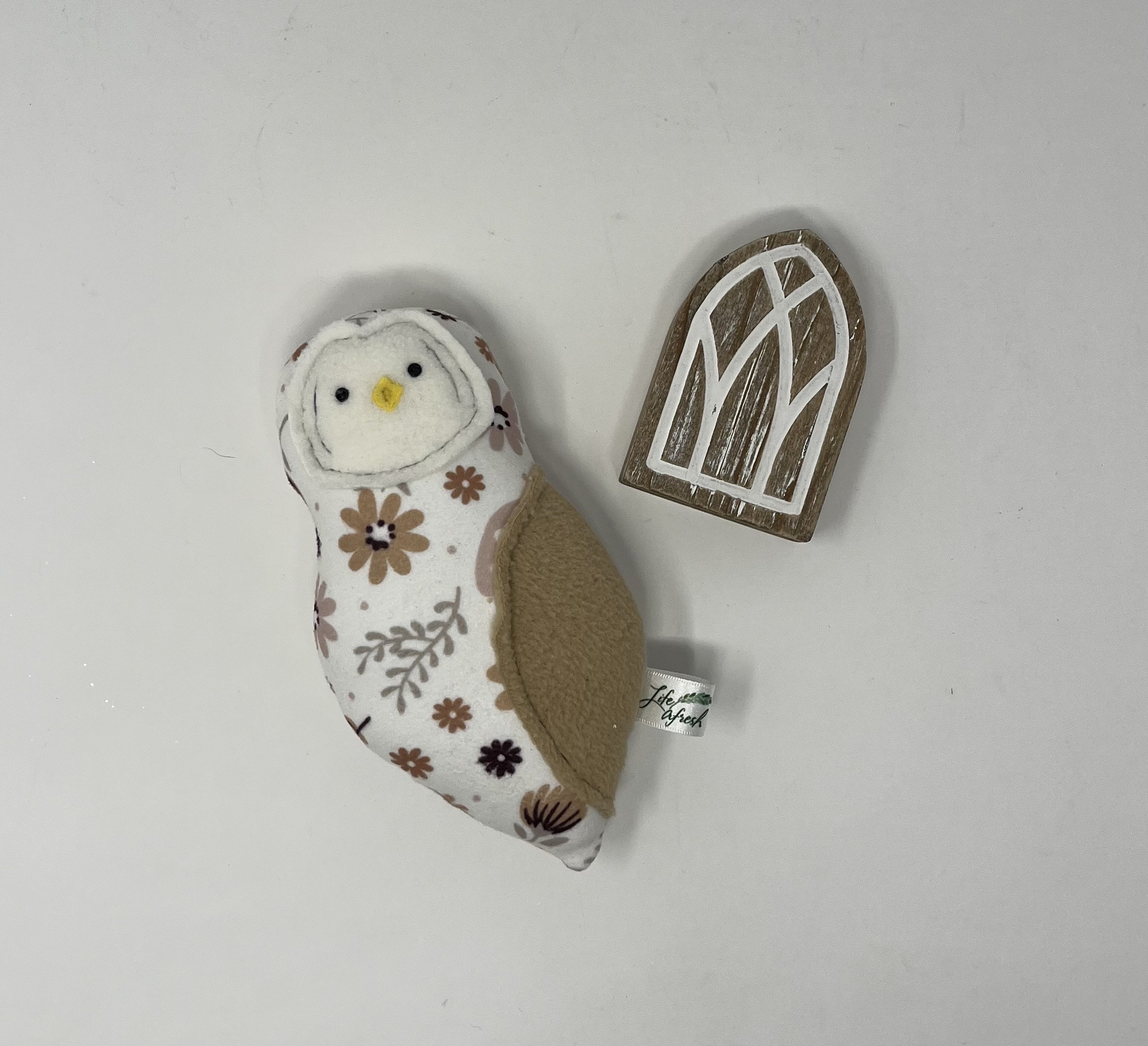 Floral Owl Plushie
