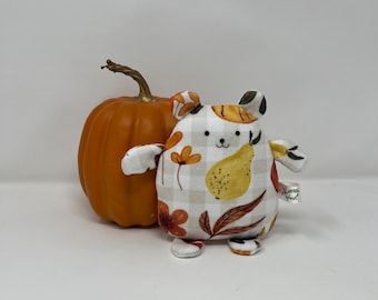 Bartholomew Bear Plush Autumn Pumpkin Hat 36cm Teddy Stuffed