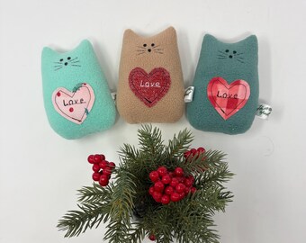Weihnachtsliebe Katzenplüschtier