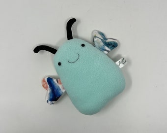 Peluche de mariposa de felpa cosido a mano - Juguete hipoalergénico para abrazar