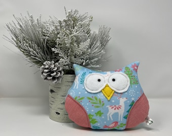 Holiday Owl Plushie