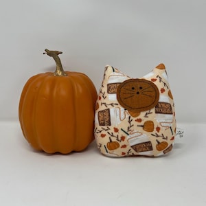 Pumpkin Spice Cat Plushie