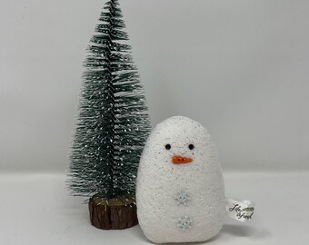 Baby Sparkle Snowman Plushie