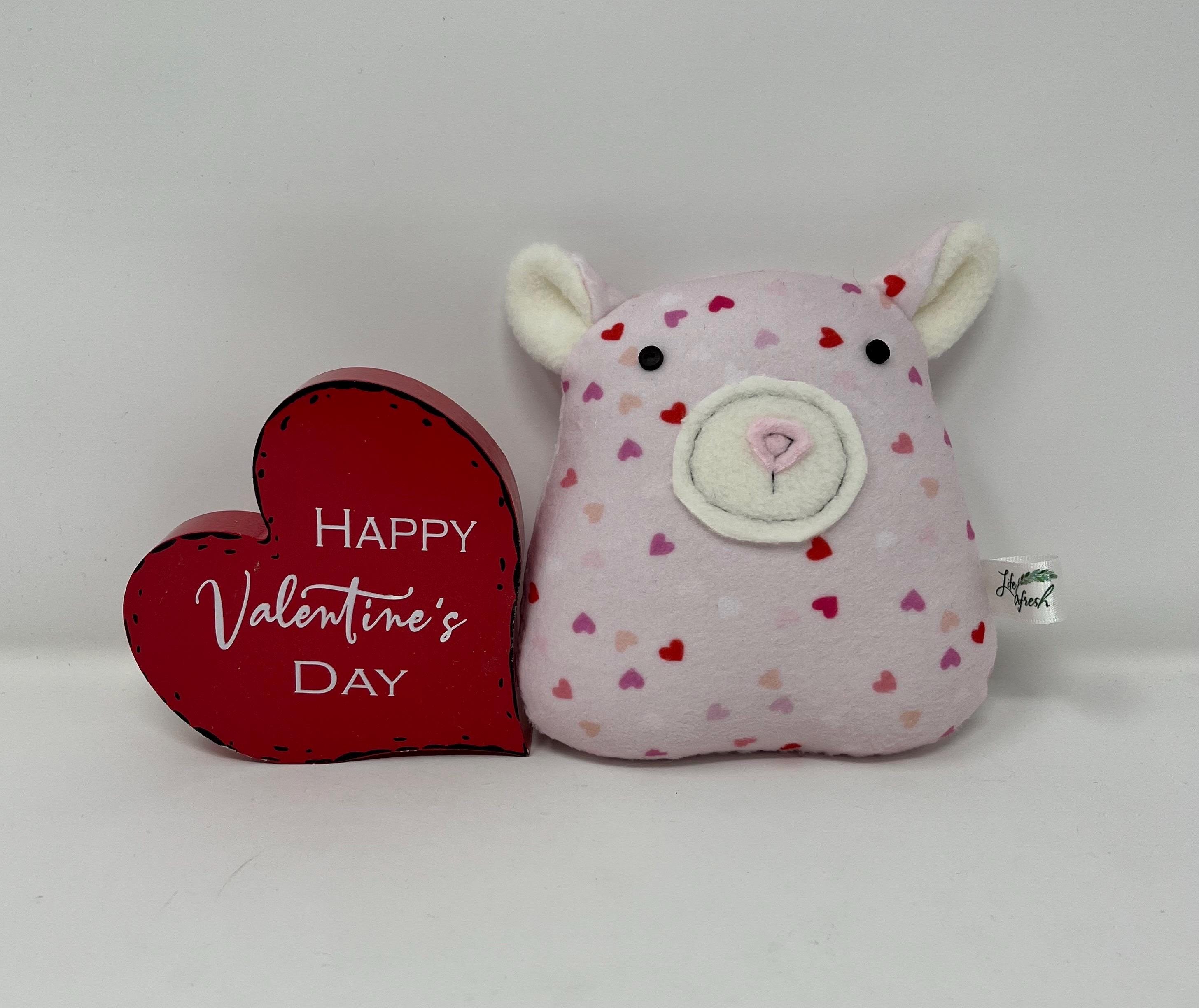 Valentine Leopard Plushie