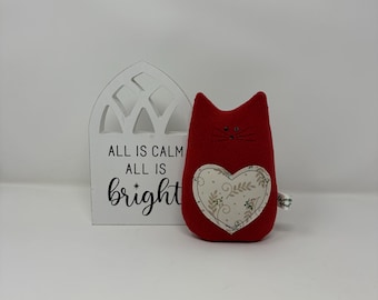 Holiday Cat Plushie