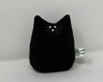 Black Angel Cat Plushie