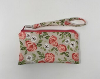 Floral Wristlet