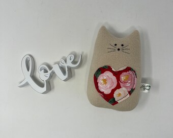 Floral Cat Plushie