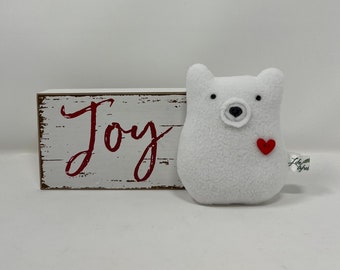 Baby Polar Bear Plushie