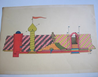 80&#39;s original painting, signed