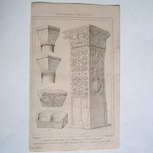 1800&#39;s original engraving/ plate, Grece moderne (Empire d&#39; Orient)