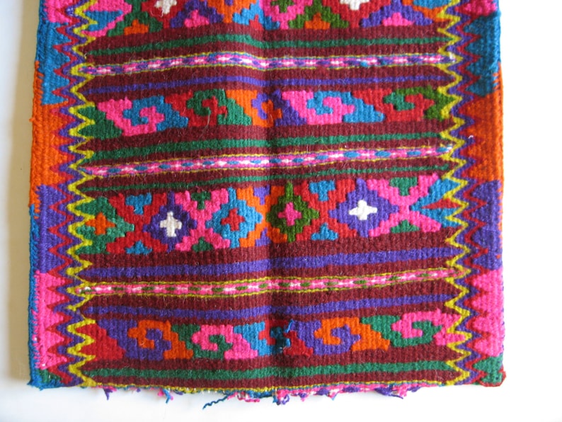 vintage hand woven handbag image 4