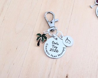 Girls Trip Keychain: Cheaper Than Therapy, Besties Gift