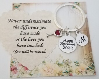 Retirement Gift for Woman, Happy Retirement, Retirement Gift for Teacher, Retirement Gift for Boss, Personalized