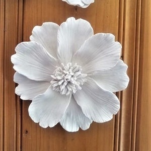 Wall hanging flower, large handmade flower sculpture, Cosmo, bohemian floral wall decor, modern floral, spring flowers