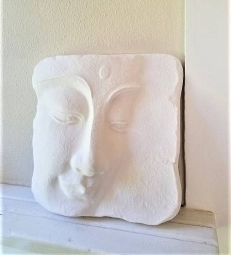Buddha art wall hanging sculpture Buddha plaque Zen Etsy