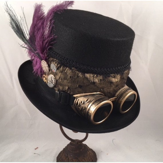 purple steampunk top hat