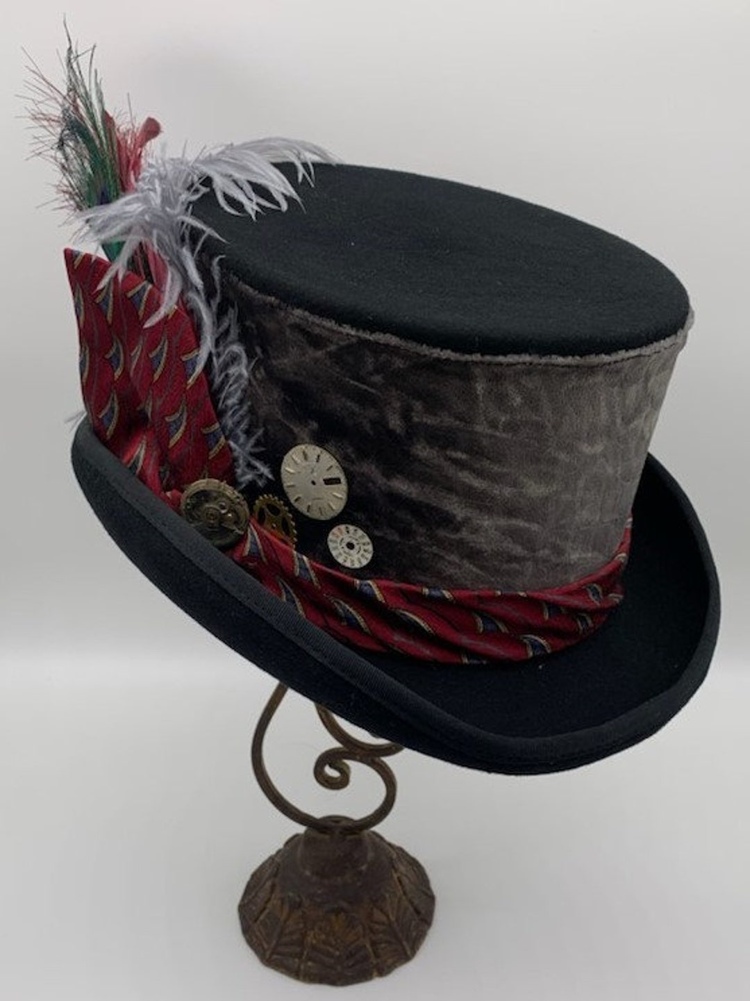 Mens steampunk top hat sale