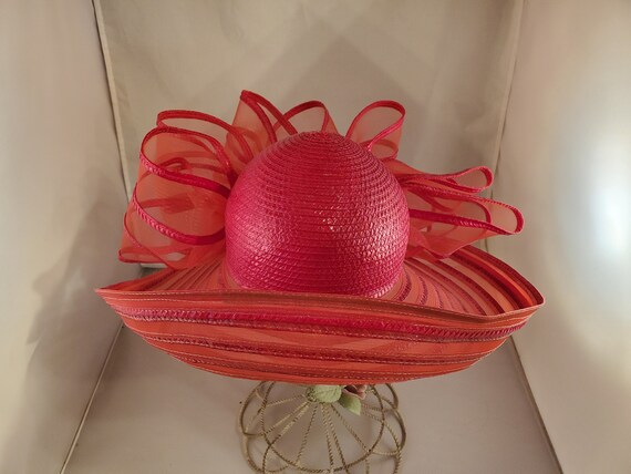 Edwardian Hat, Kentucky Derby Hat, Designer Hat, W
