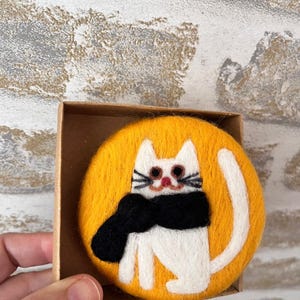 Felt soap, Natural Felted Soap, cat soap, felted soap, cat loves