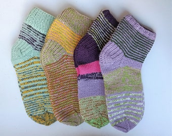 Size 40 - 41 EU Hand knitted Warm winter socks