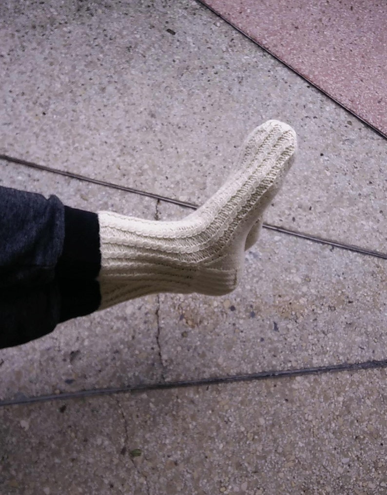 Size 42-43 EU Hand knitted socks