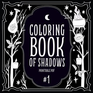 Coloring Book of Shadows "Original" Book in Printable PDF