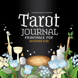 Coloring Book of Shadows: *A5* Tarot Journal