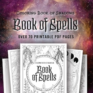 Coloring Book of Shadows: Book of Spells PDF