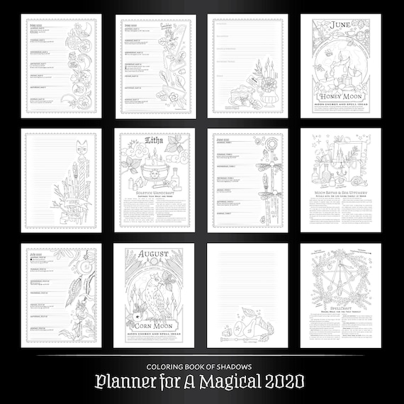 7200 Coloring Book Of Shadows 2020 Best HD