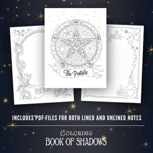 Coloring Book of Shadows: Vol. 1.5 Printable PDF Grimoire image 3