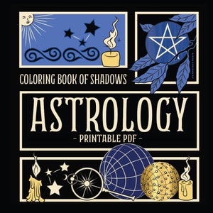 Coloring Book of Shadows: Astrology (Printable PDF)