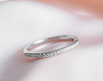 Diamond ring Diamond thread ring Exquisite ring Elegant ring Ring with gems Gold elegant ring Engagement ring Thin ring Classy ring
