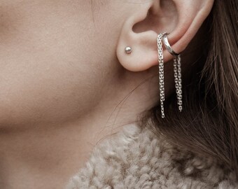 GARNI ガルニ / Sei-ma Ear Cuff - L - SILVER CUFF Call - silver - Paparazzi ear cuff – JewelryBlingThing