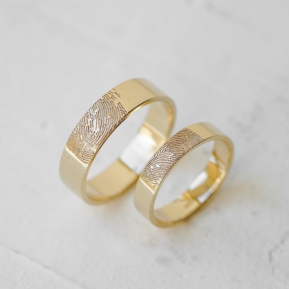 Minimalist Silver/Gold/Rose Gold Fingerprint Ring By Luxury Brings at Rs  500/piece in Jaipur
