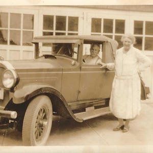 Pair of Motorcar Owners&#39; Photos, c. 1930