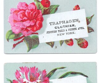 Set of Three Clothing Trade Cards, c. 1880