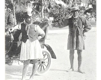 Seminole Indians Photo Postcard, c. 1910