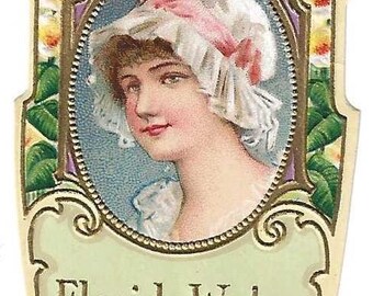 RESERVED FOR ANGELA - Florida Water Perfume Label, c. 1900