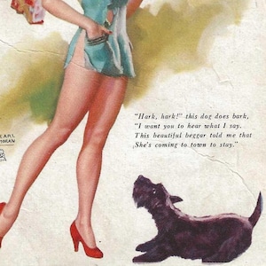 Papel secante Risque Hobo firmado por el artista, c. 1940