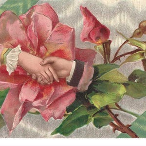 Cartão postal Rosy Handclasp, 1908