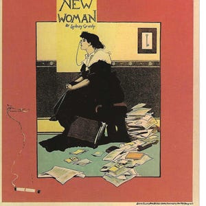 REPRO Plakat teatralny Nowa kobieta Pocztówka, 1983