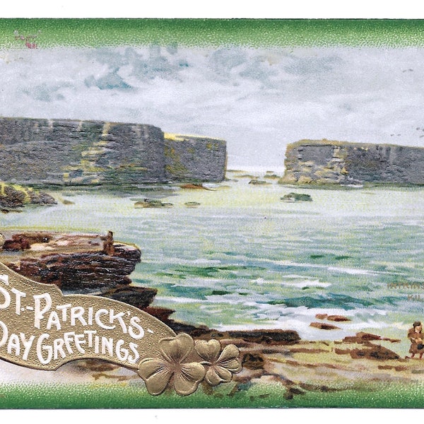 Intrinsic Bay St Patrick's Day Postcard, 1912