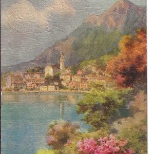 RESERVADO PARA MANUELA - Lago de Garda, Itália Cartão postal, c. 1910