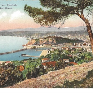 Nizza, Francia, cartolina fotografica, 1914