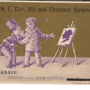 Pierrot die Handelskarte des Künstlers, c. Um 1880