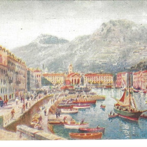 Nizza, Francia Cartolina del Bassin du Port, ca. 1910