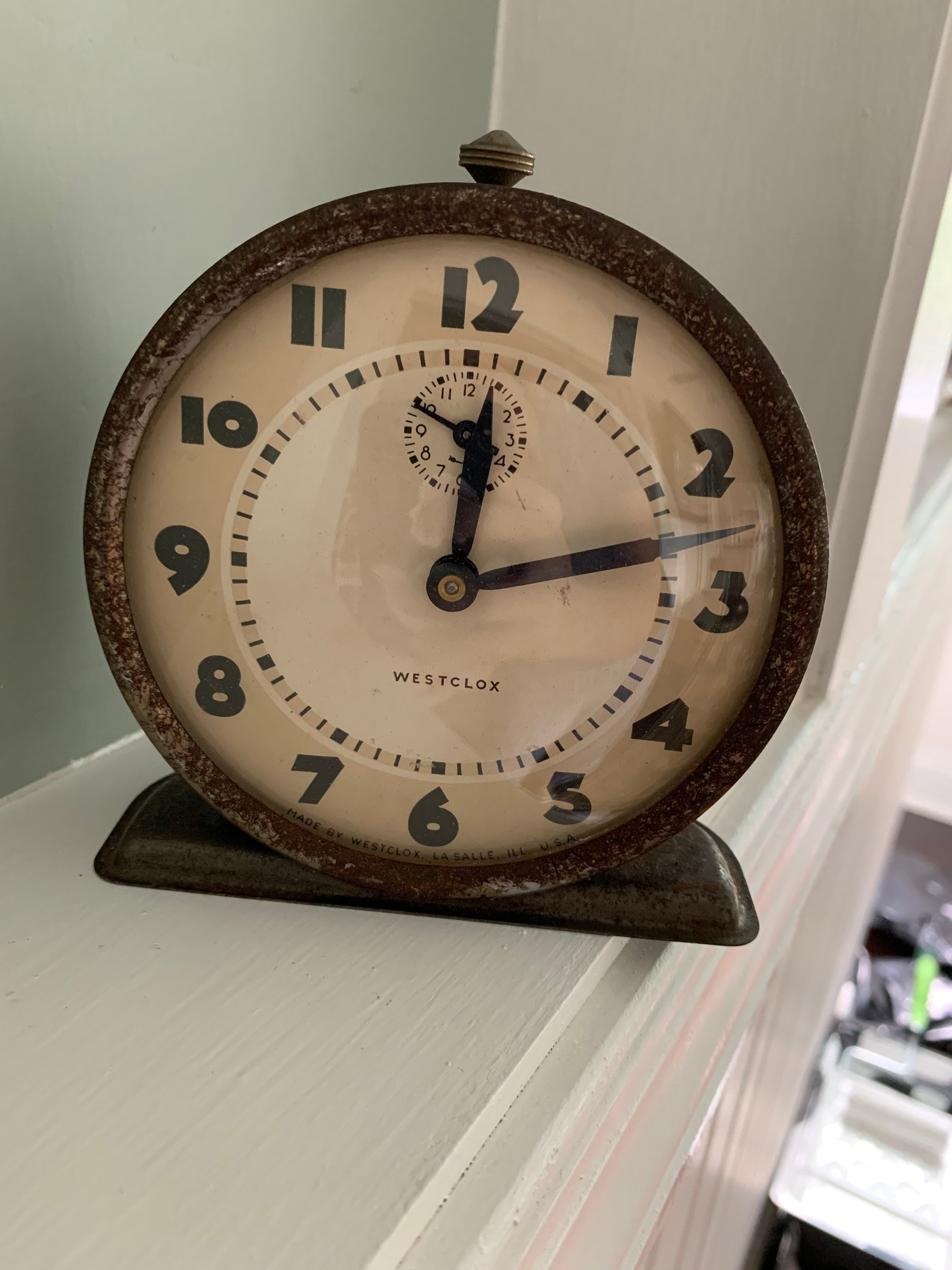Vintage Westclox Alarm Clock Etsy